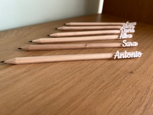 Lápices de madera personalizados