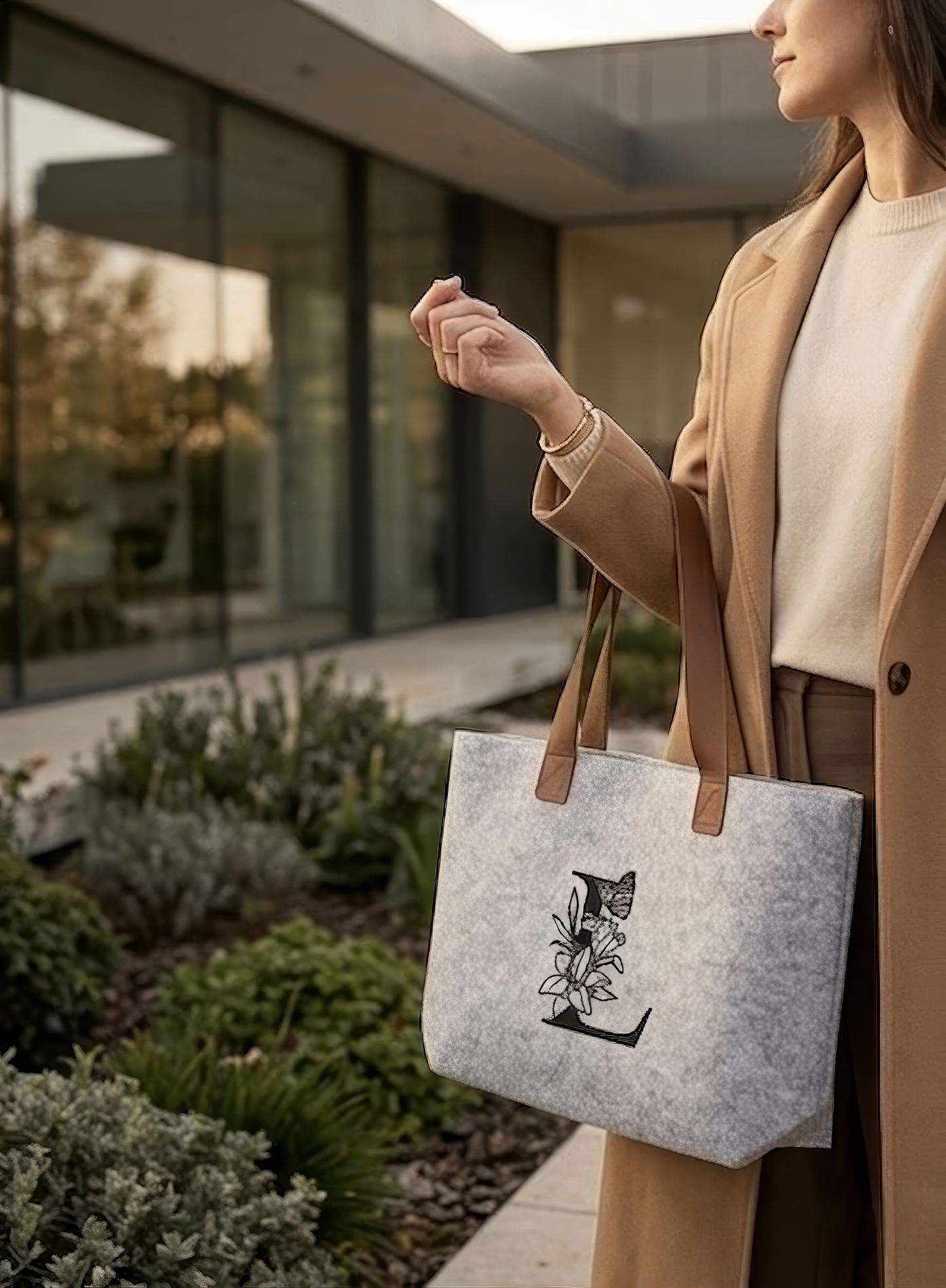 Tu bolso shopper con tu inicial