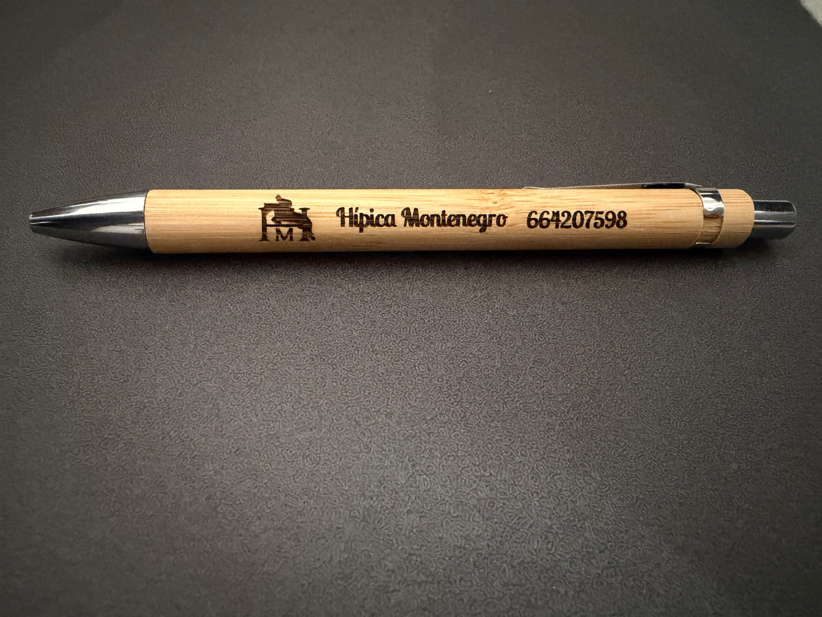 Bolígrafo de bambú personalizado - vista adicional 5
