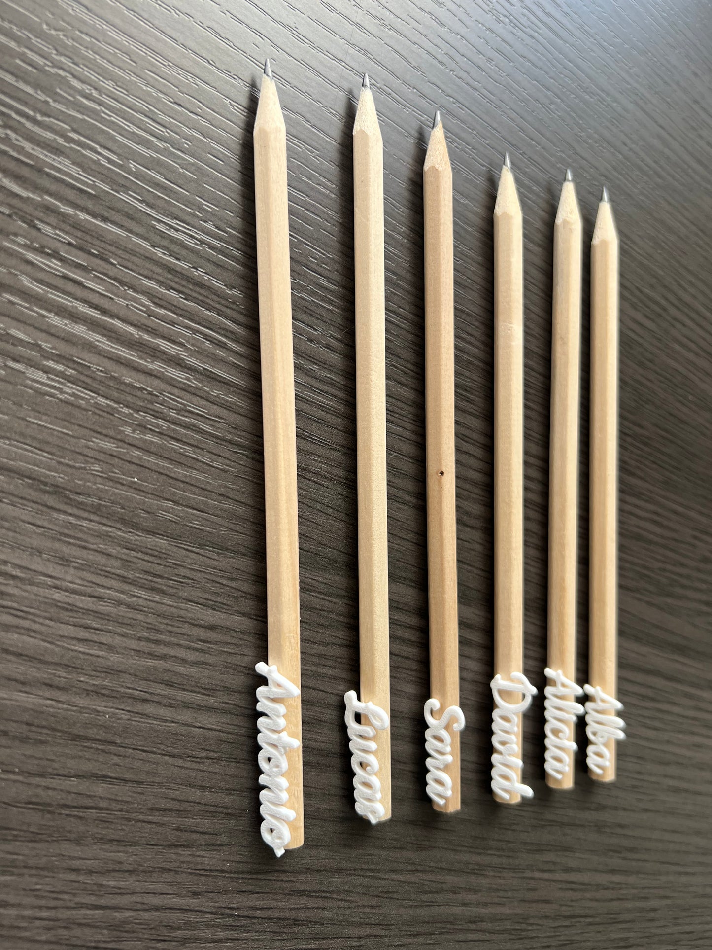 Lápices de madera personalizados