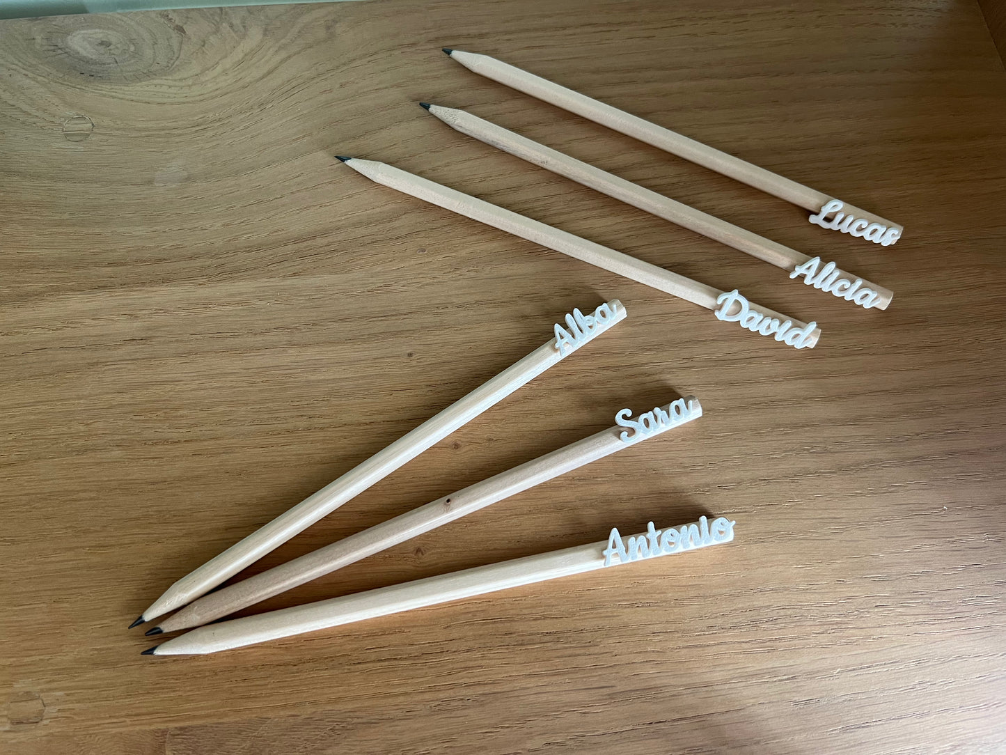 Lápices de madera personalizados