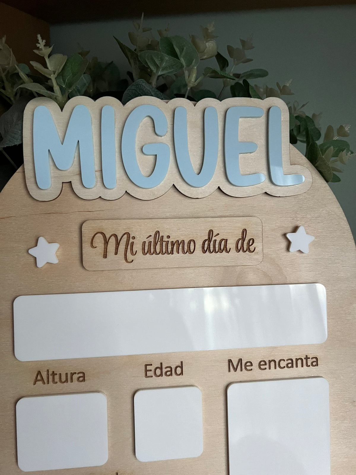 Nombre azul pastel