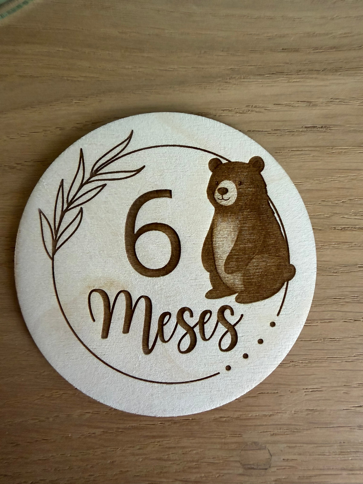 Pack 13 placas cumple meses bebé animales - vista adicional 7