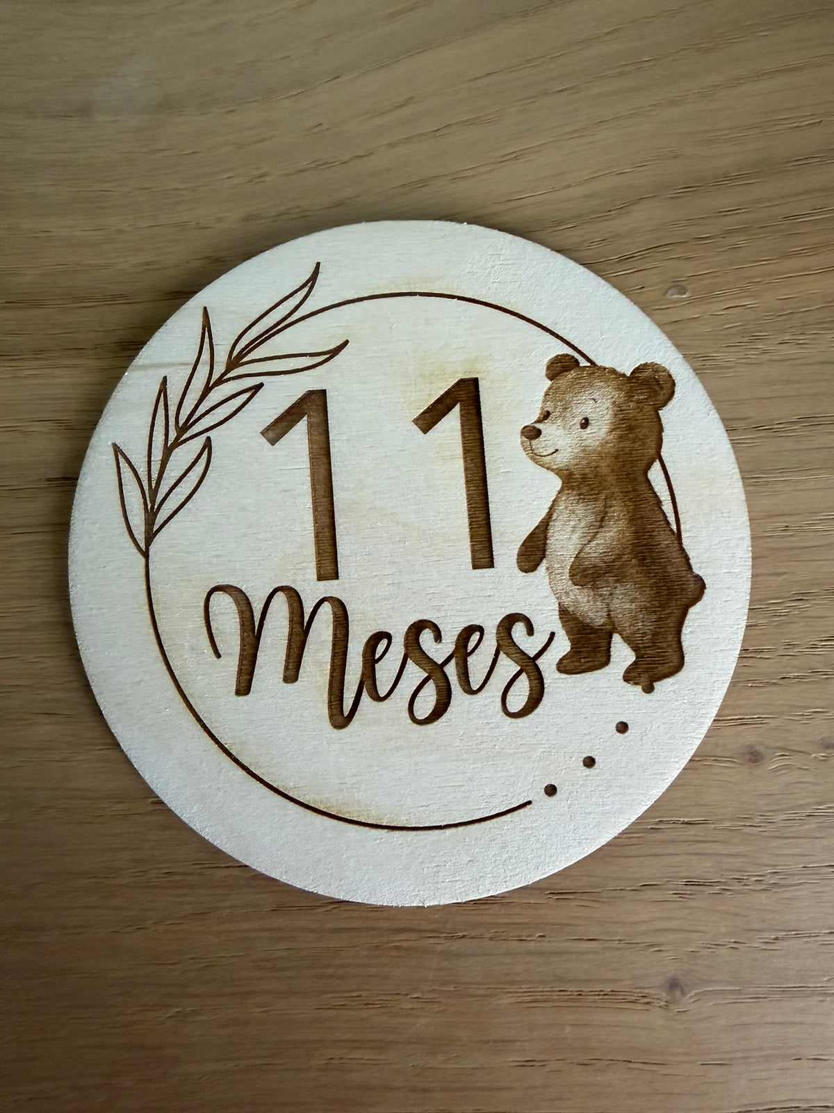 Pack 13 placas cumple meses bebé animales - vista adicional 12